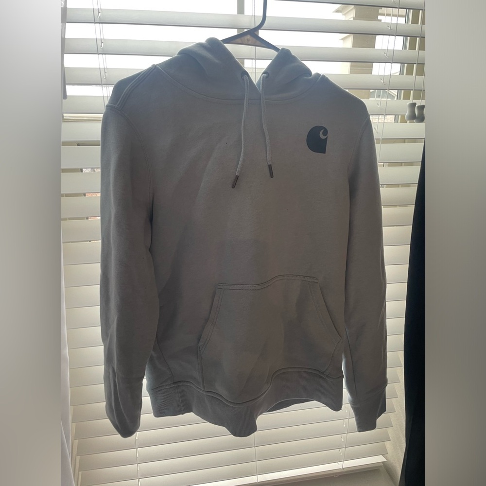 Women’s Carhartt light blue/navy hoodie 💙🩵